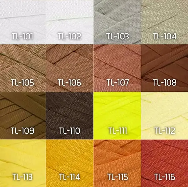 Referencia colores amarillo